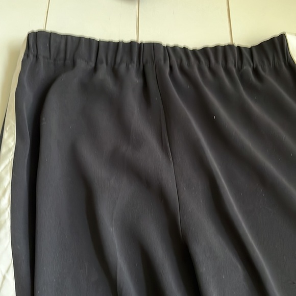 Escada Black Pants, white side stripe with elasticated waist, Size 38EU… - Picture 4 of 5